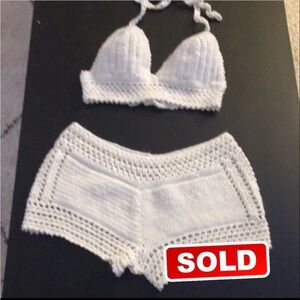 New handmade Crochet beach set